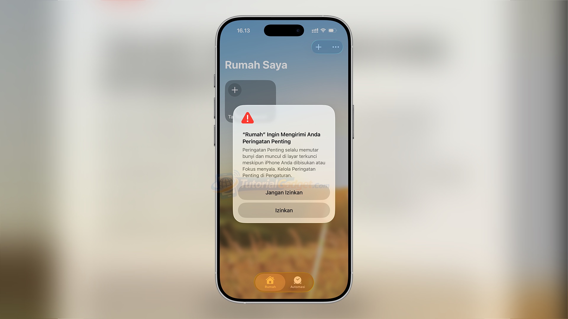 Rumah Ingin Mengirimi Anda Peringatan Penting (Home Would Like to Send You Critical Alerts)