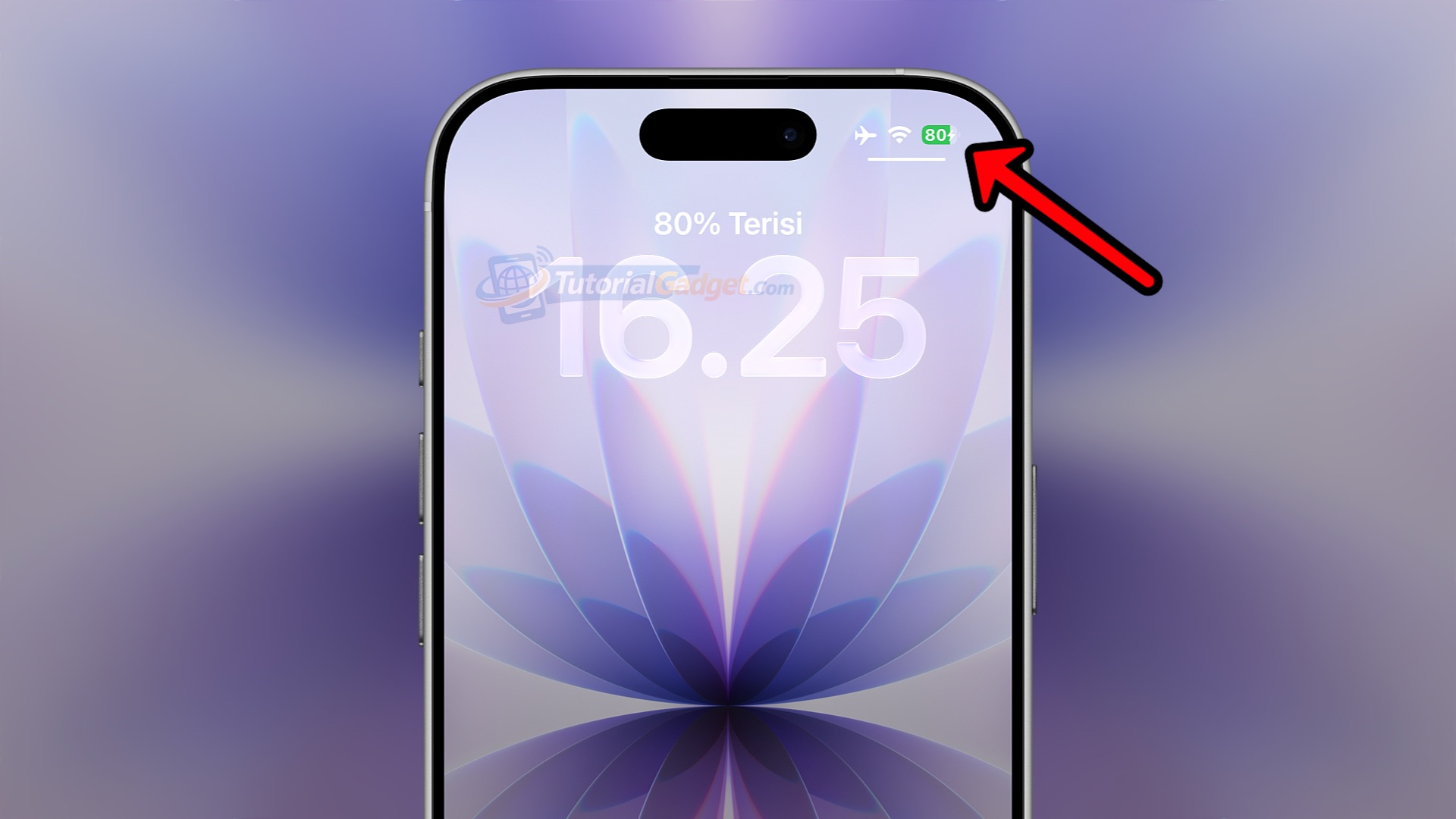 Cas iPhone mentok stuck di 80%